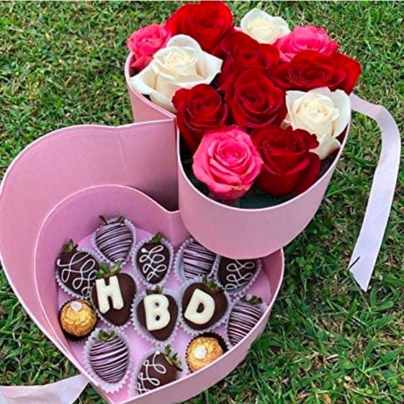 2- Layer Heart Shaped Charcuterie w/Toothpicks Gift Box