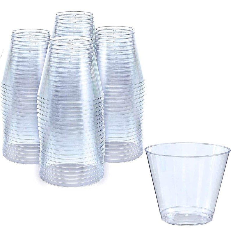 Acrylic Charcuterie Cups with Fancy Toothpicks – Reusable Appetizer & Dessert Serving Set for Weddings, Parties & Events - Pretty Party Boxx
