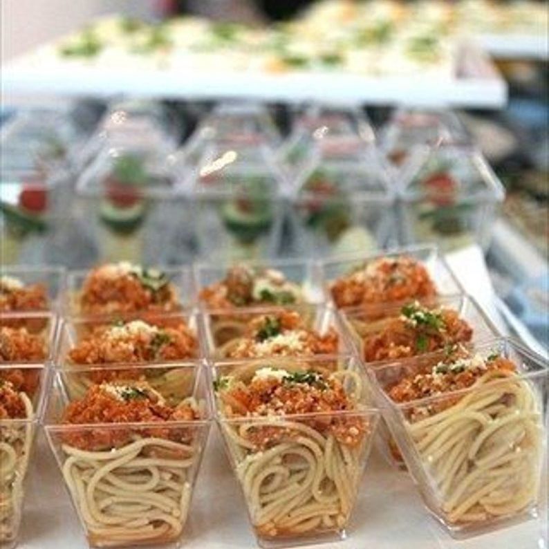 Acrylic Appetizer Cups with Wooden Skewers – Set of 25 Disposable Serving Cups for Grazing Tables, Weddings & Events - Pretty Party Boxx