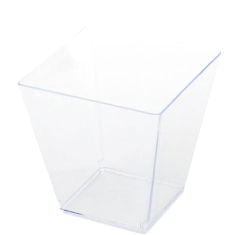 Acrylic Dessert & Appetizer Cups with Paddle Toothpicks – Reusable Mini Serving Cups for Elegant Events - Pretty Party Boxx