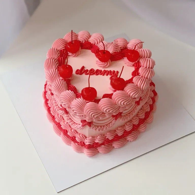 Red Faux Cherries – Lifelike Decorative Cherries for Cake Toppers - Pretty Party Boxx