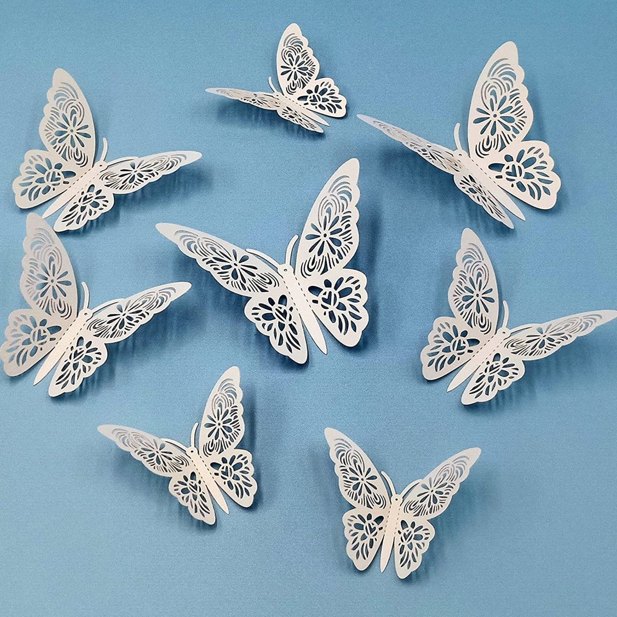 3D Butterfly Cake & Cupcake Toppers – Elegant Dessert Decorations for Weddings, Birthdays & Parties - Pretty Party Boxx