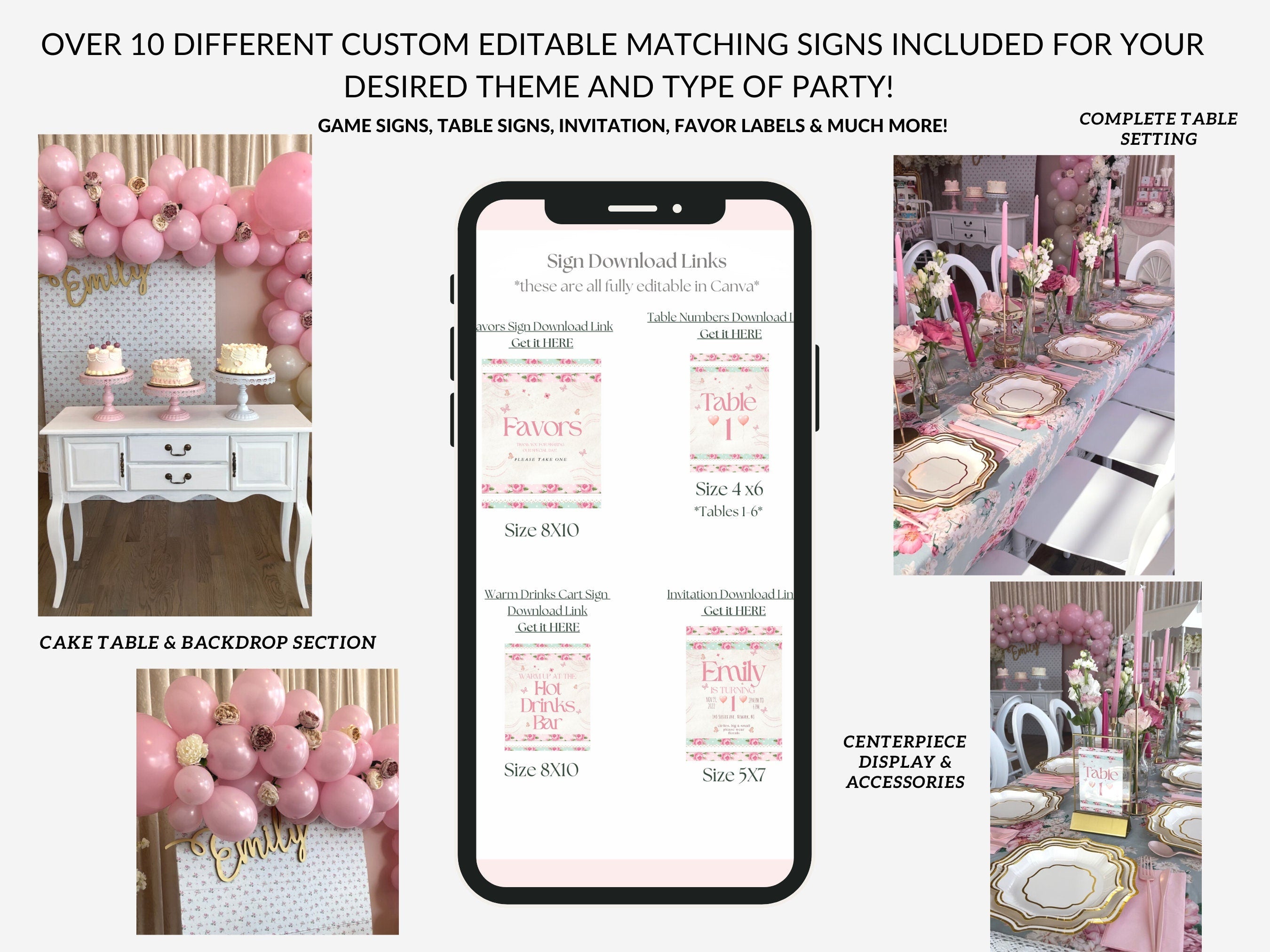Custom DIY Party Theme Planning & Decor Guide – Personalized Digital PDF Download - Pretty Party Boxx