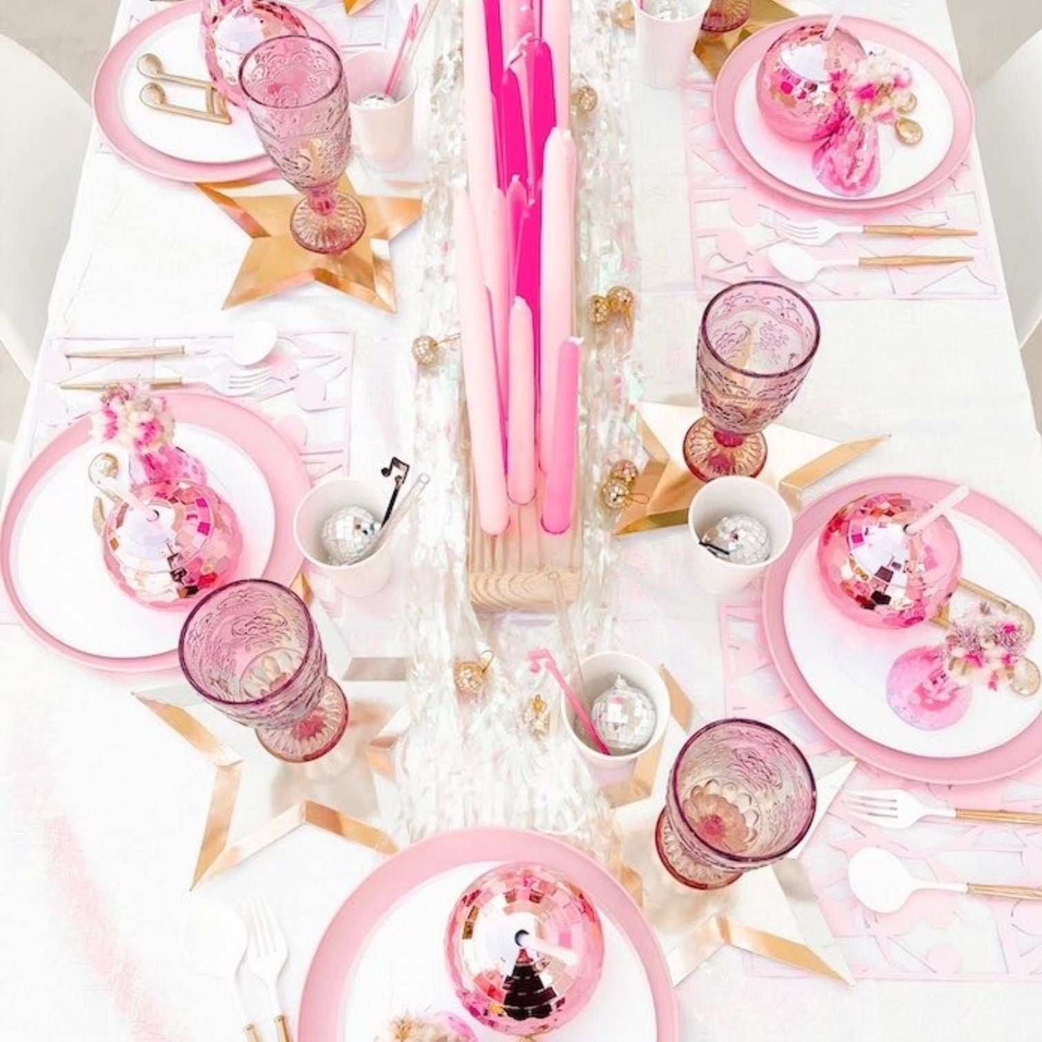 Disco Ball Drink Tumbler with Straw – Sparkly Party Cup for Cocktails, Mocktails & Fun Beverages - Pretty Party Boxx