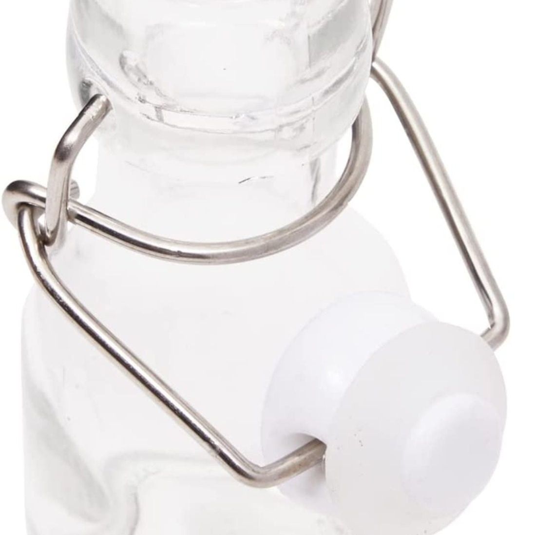 DIY Mini Swing Top Glass Favor Bottle Kit – 2oz Flip Top Bottles with Kraft Tags & Twine for Weddings, Showers & Crafts - Pretty Party Boxx