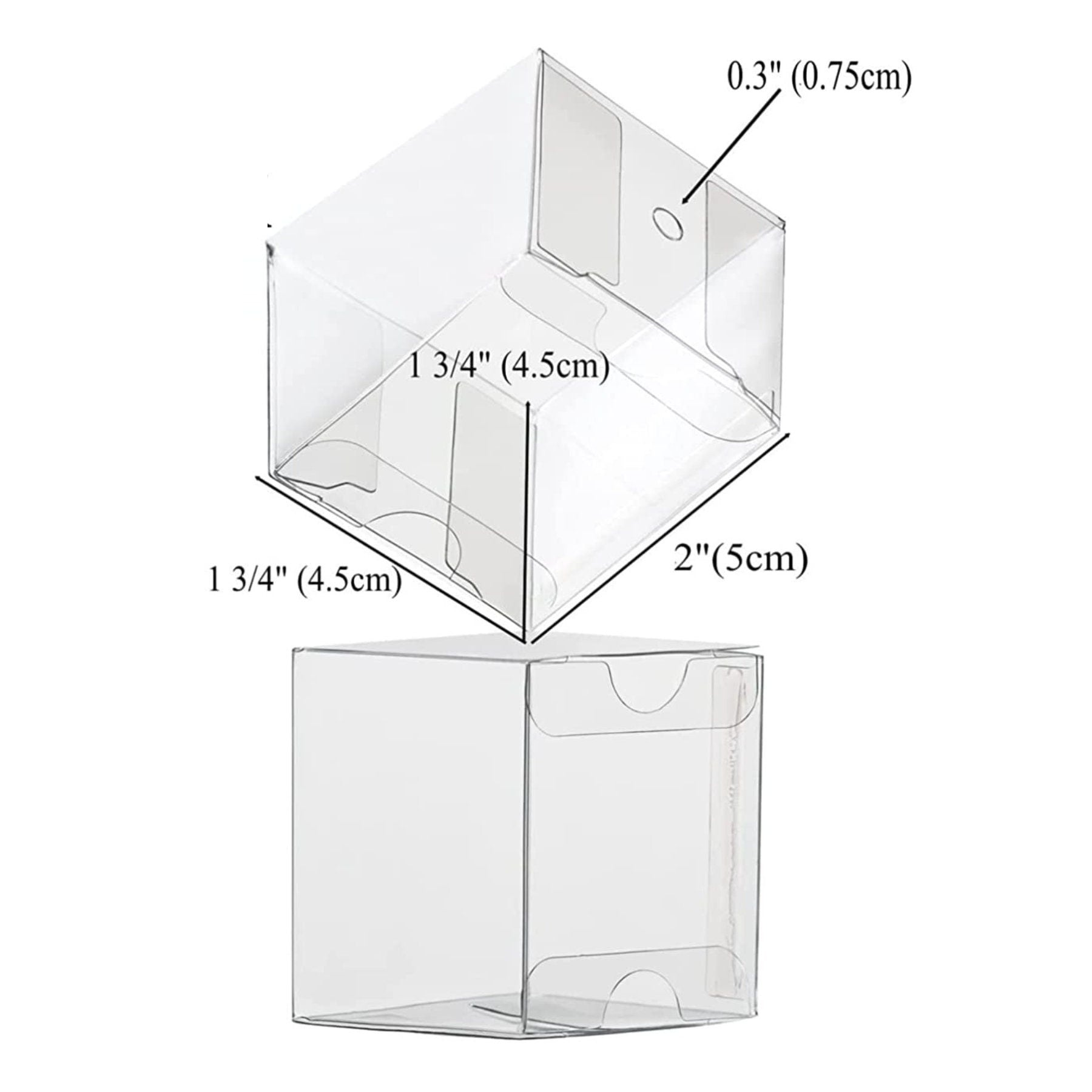 Clear Cake Pop Favor Boxes with Ribbon – Transparent Dessert Packaging for Weddings, Showers & Party Favors (Fits 1 Cake Pop, PET Plastic) - Pretty Party Boxx