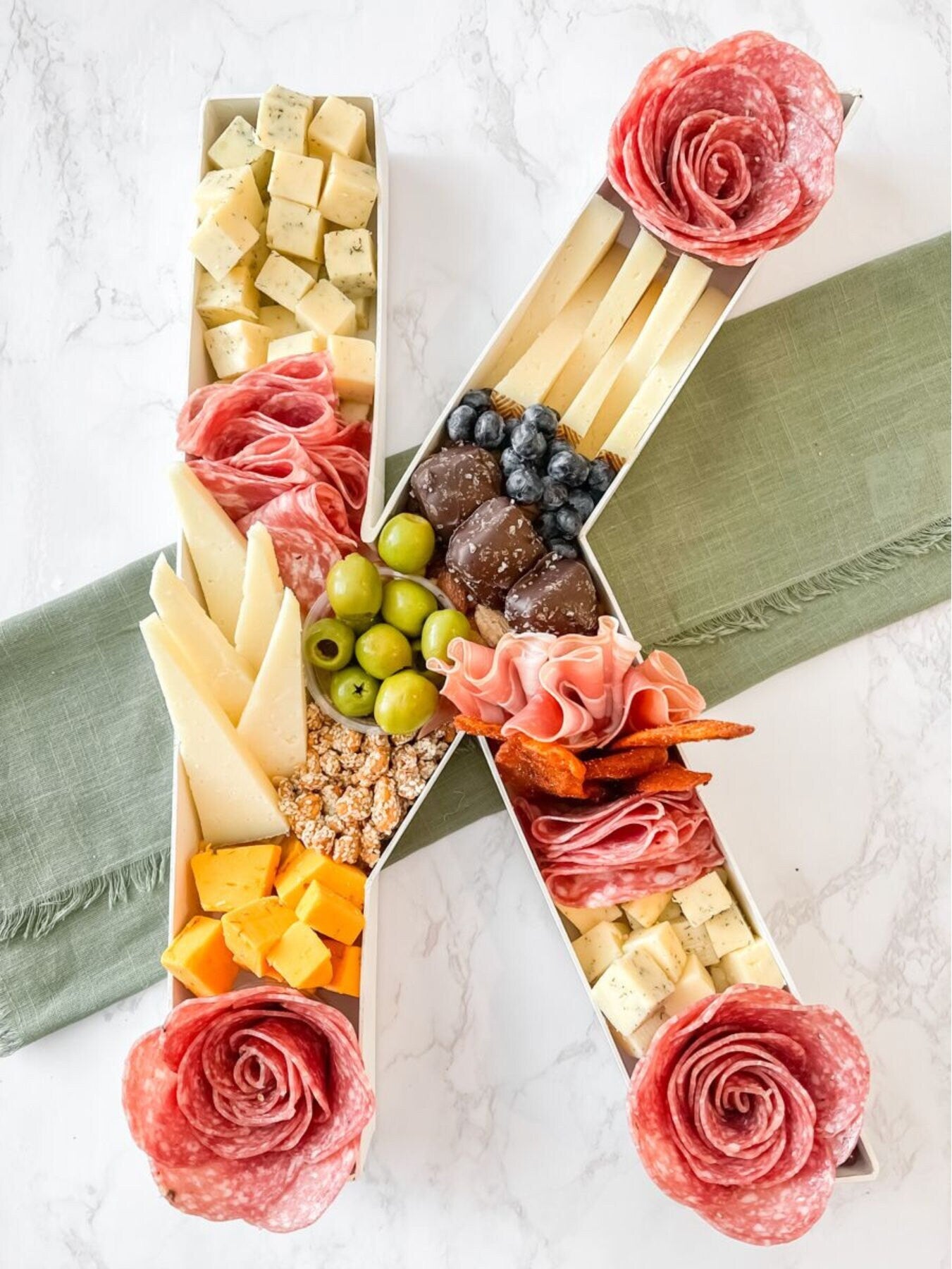 Custom Number & Letter Charcuterie Gift Boxes – 12 - Inch Grazing Display Boxes for Birthdays, Weddings & Events - Pretty Party Boxx