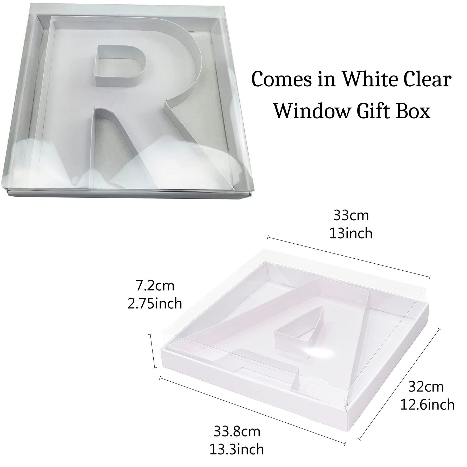 Custom Number & Letter Charcuterie Gift Boxes – 12 - Inch Grazing Display Boxes for Birthdays, Weddings & Events - Pretty Party Boxx
