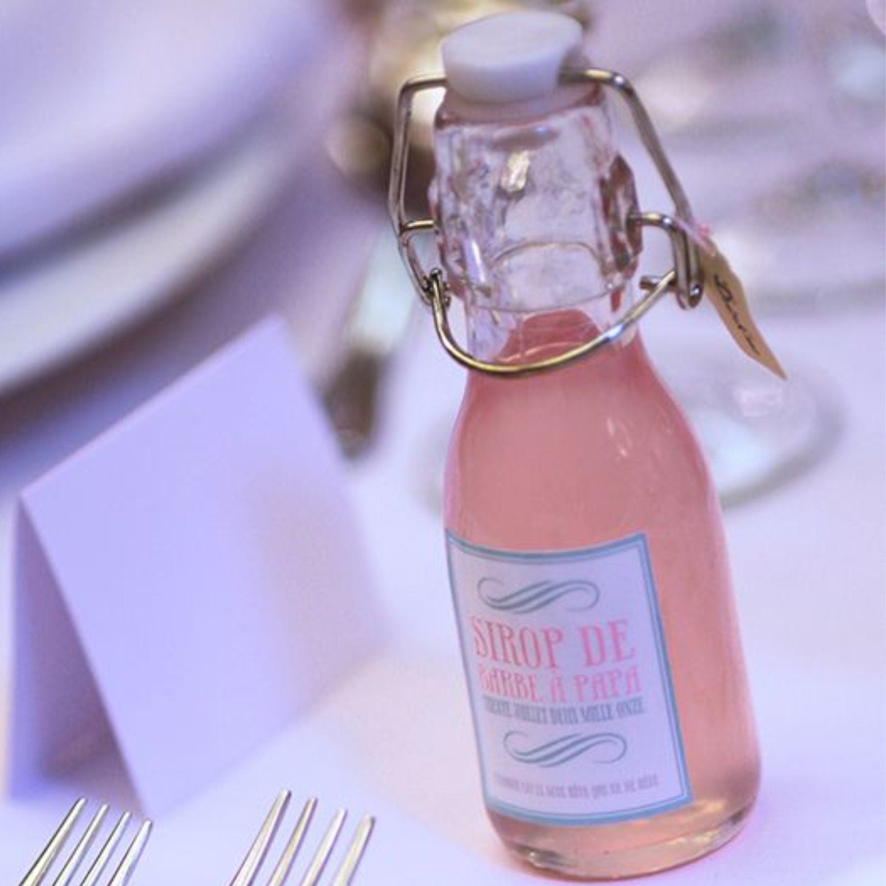 DIY Mini Swing Top Glass Favor Bottle Kit – 2oz Flip Top Bottles with Kraft Tags & Twine for Weddings, Showers & Crafts - Pretty Party Boxx