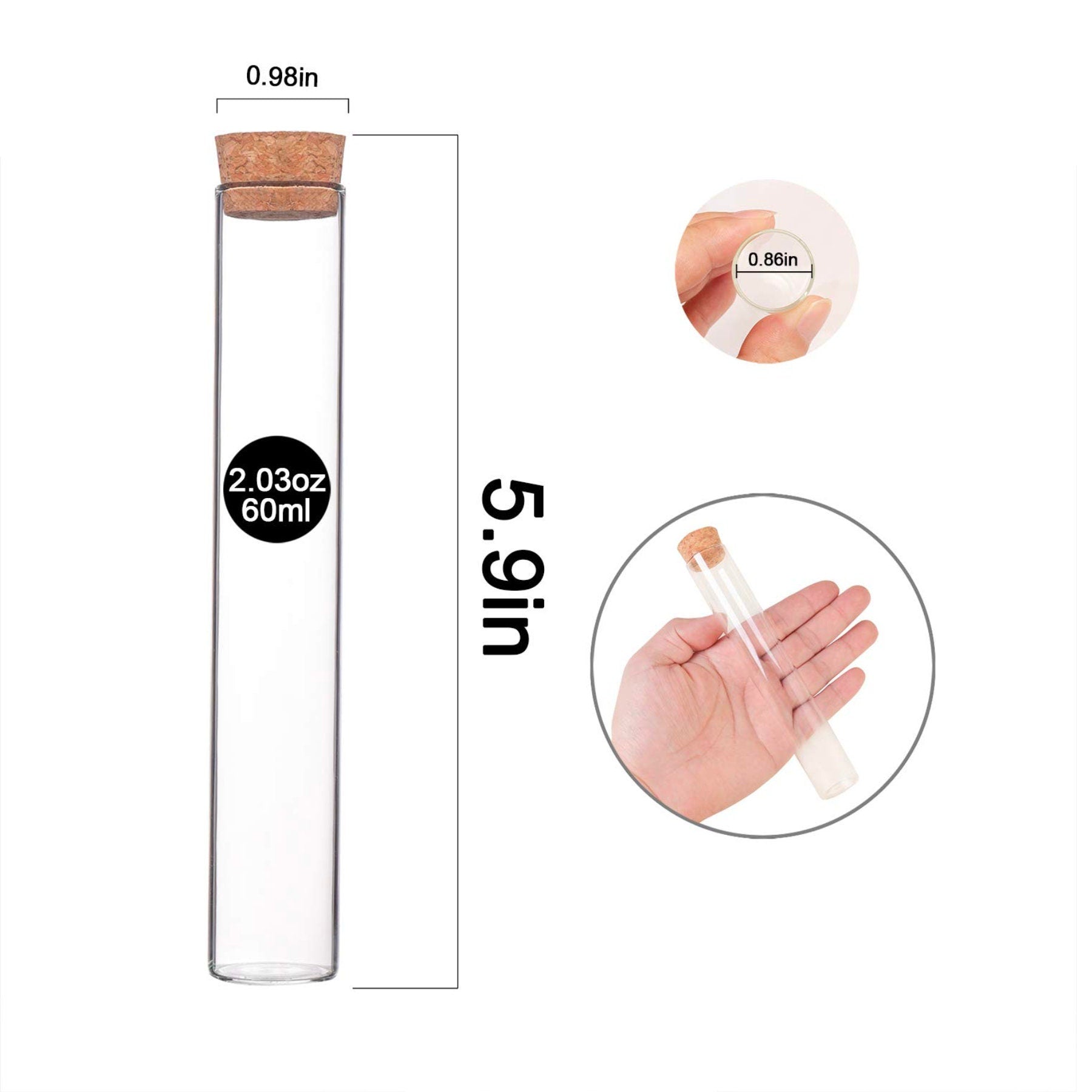 DIY Glass Test Tube Spice & Tea Favor Vials – Customizable Wedding, Shower & Party Guest Gifts - Pretty Party Boxx