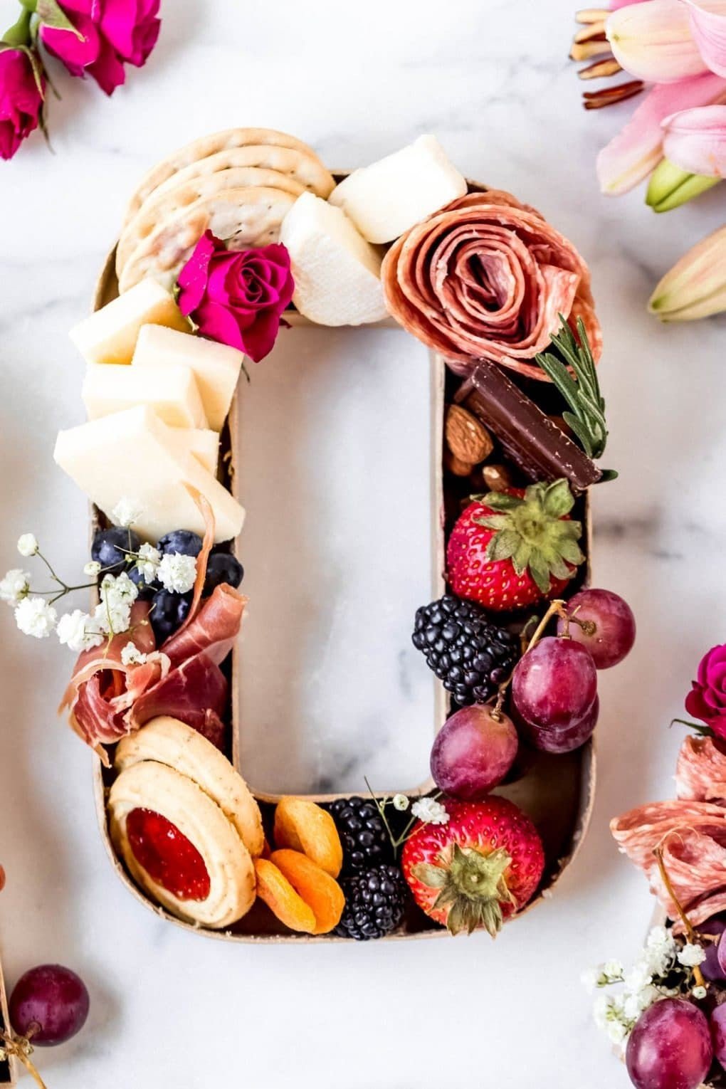 Custom Number & Letter Charcuterie Gift Boxes – 12 - Inch Grazing Display Boxes for Birthdays, Weddings & Events - Pretty Party Boxx