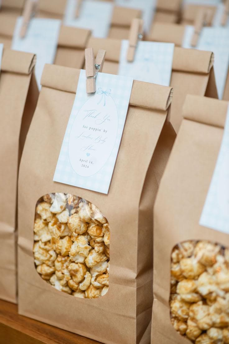 Kraft Paper Treat Bags with Window | Grease-Proof Bakery Favors
