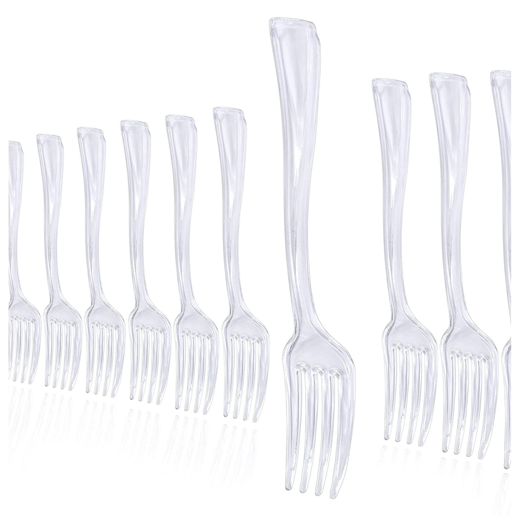 mini clear fork for mini salad cups