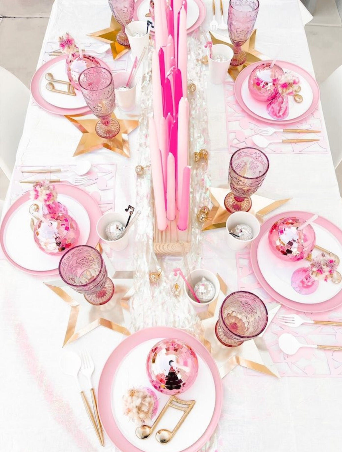 Mirror Disco Ball Drink Tumblers with Straws – Disco Party Cups for Bachelorettes & Showers
