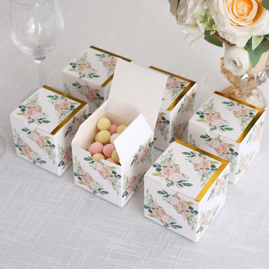 Paper Favor Boxes 25 Pack – 3x3x3 Gift Boxes for Special Events - Pretty Party Boxx
