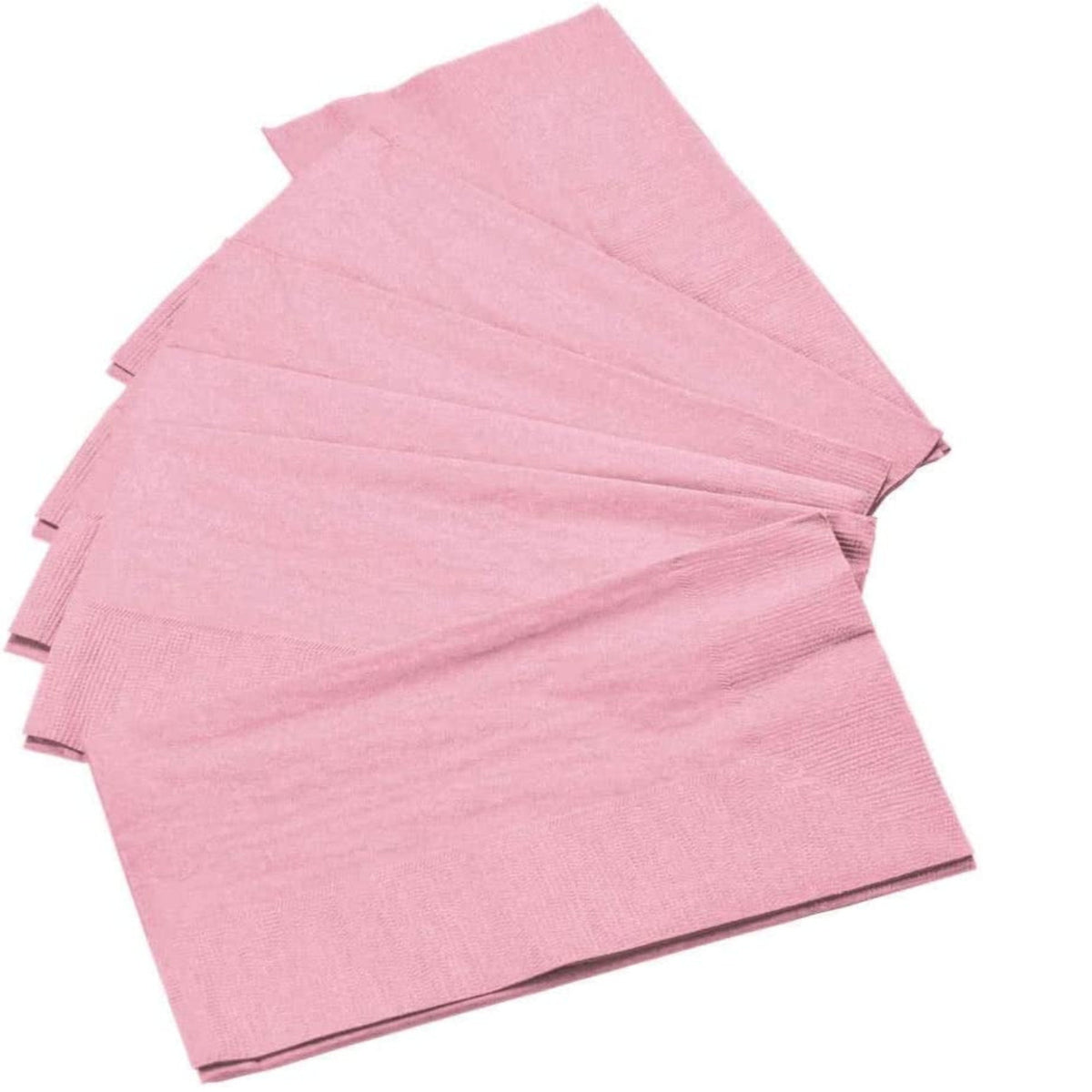 Pink Paper Dinner Napkins – Fancy Party Napkins for Girls Birthdays, Showers & Weddings