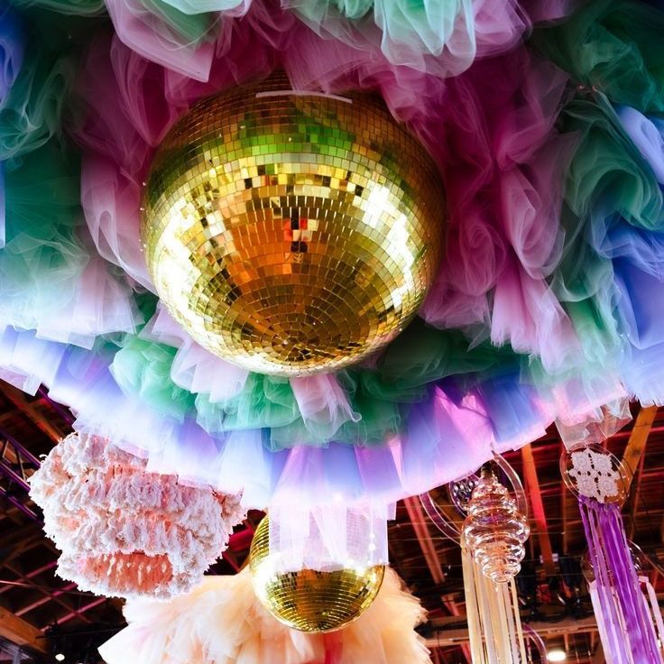 25 - Pack Gold Disco Mirror Balls - Assorted Sizes Party Decoration - Pretty Party Boxx