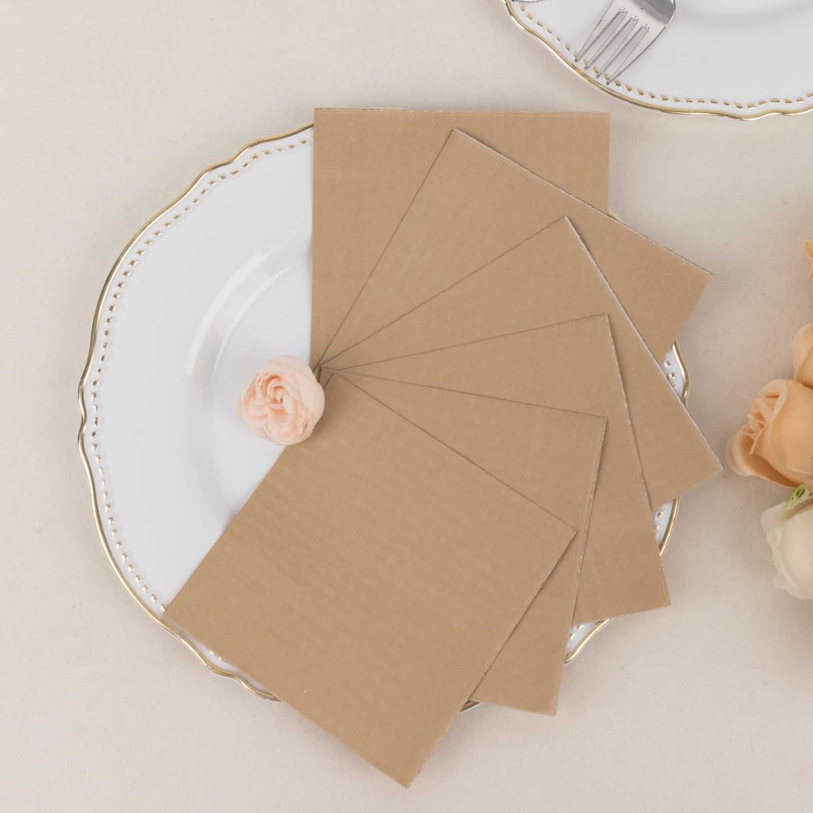 50 - Pack Beverage Cocktail Napkins – Elegant Party Napkins - Pretty Party Boxx