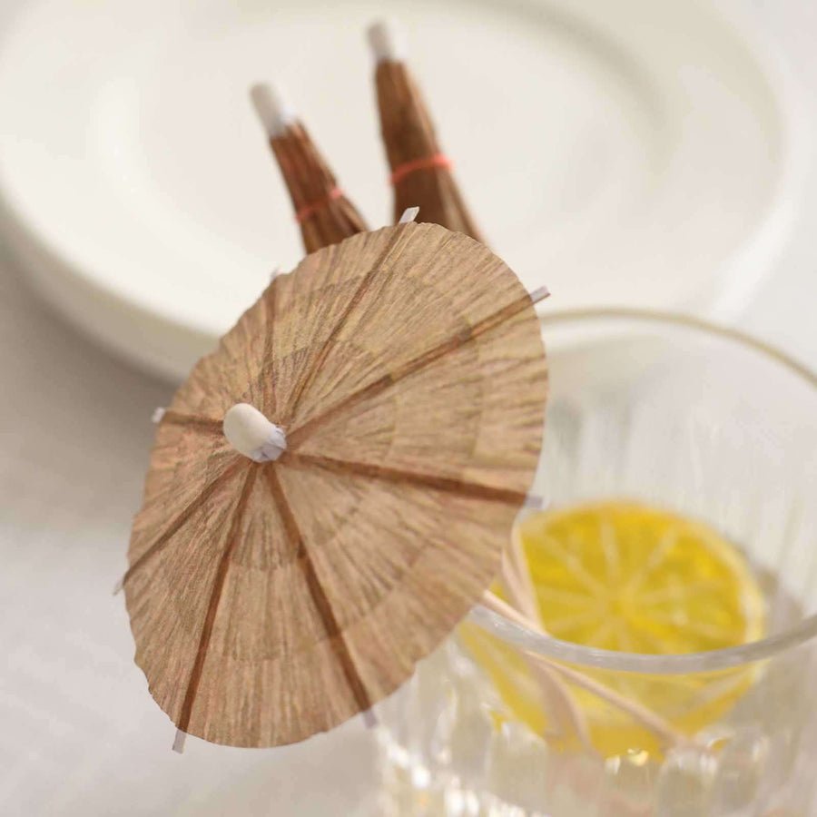 100 - Pack Decorative Bamboo Cocktail Picks – Eco - Friendly Pearl Top Drink & Food Skewers - Pretty Party Boxx