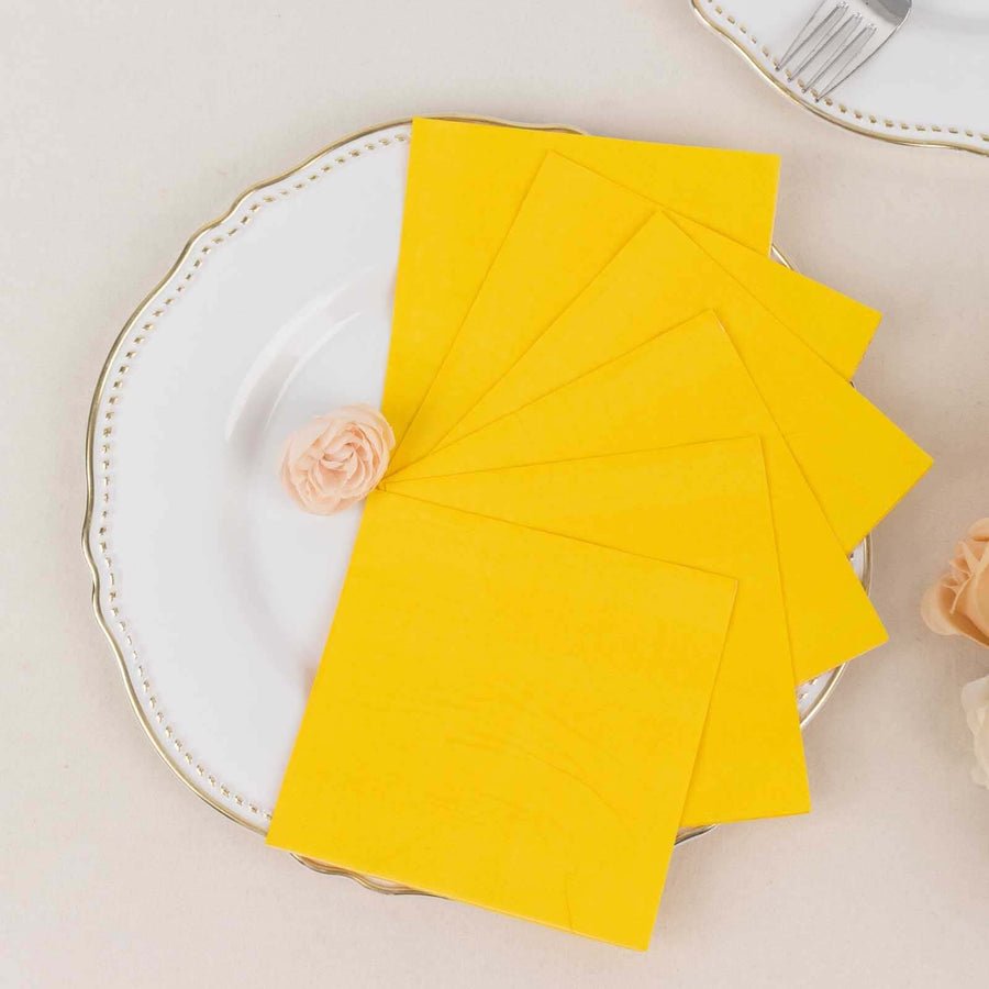 50 - Pack Beverage Cocktail Napkins – Elegant Party Napkins - Pretty Party Boxx