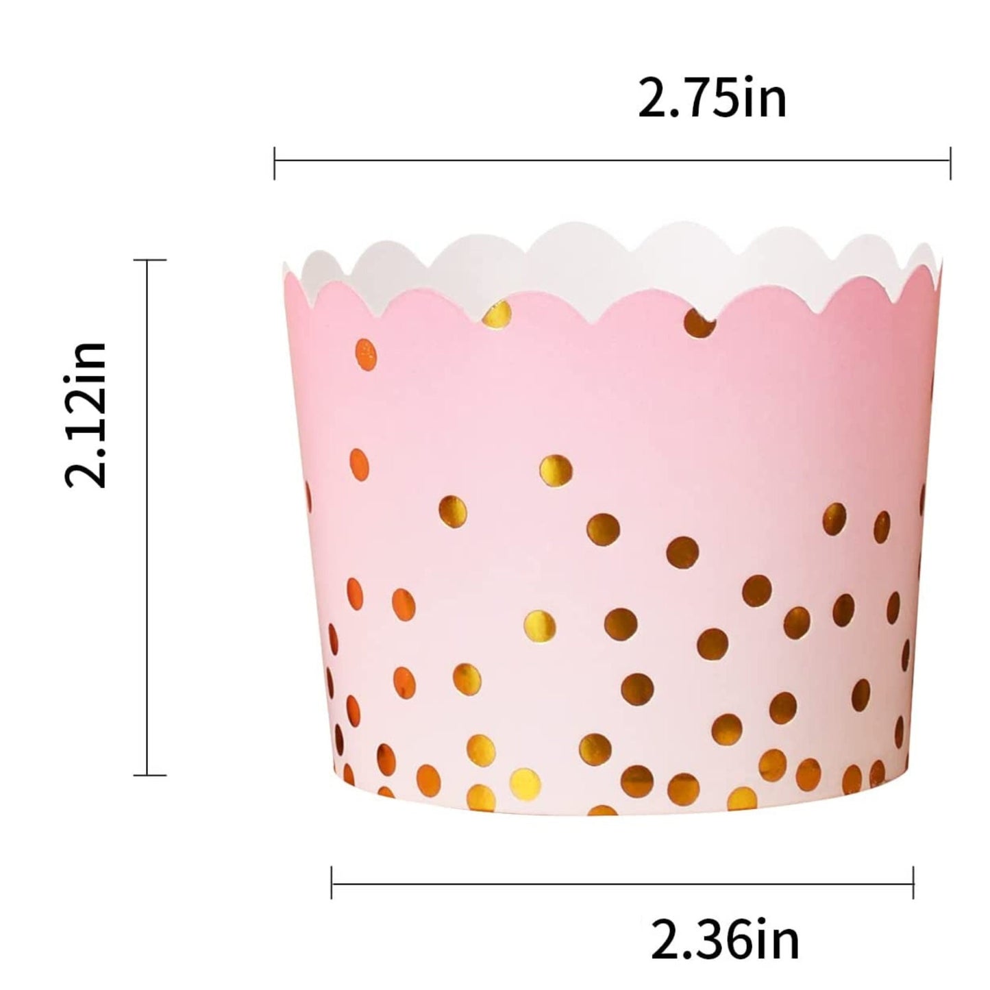 Scalloped Charcuterie Favor Cups w/Toothpicks