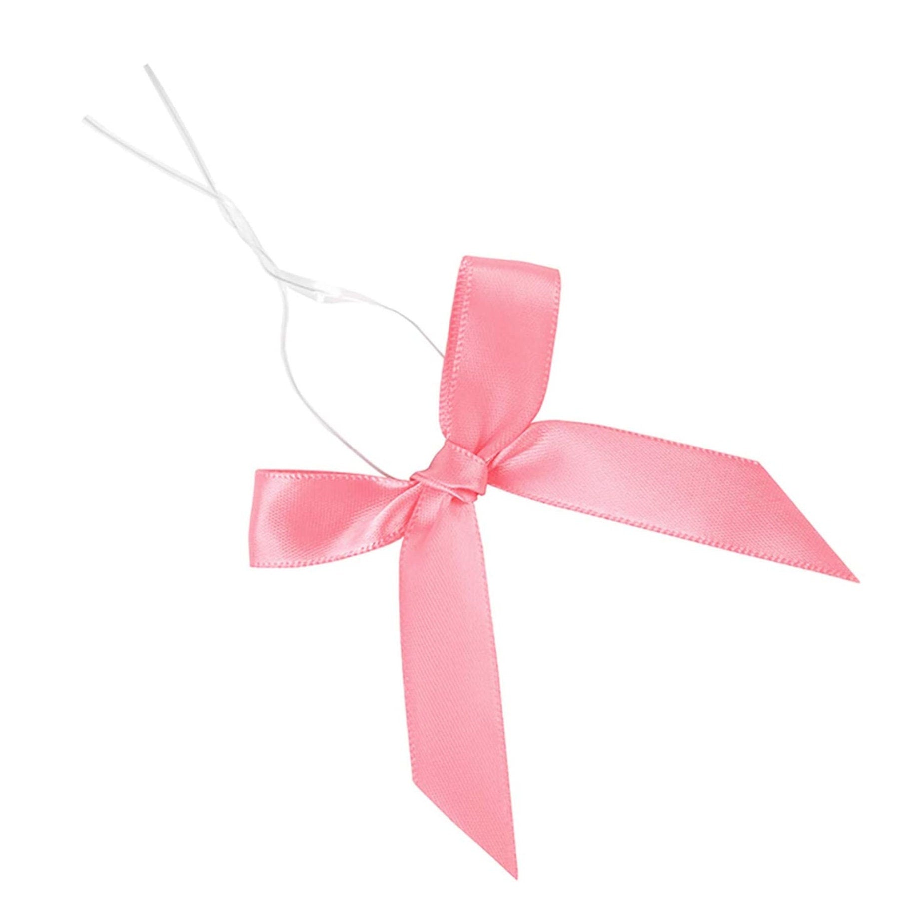 Mini Satin Ribbon Twist Tie Bow – ThePrettyPartyBoxx