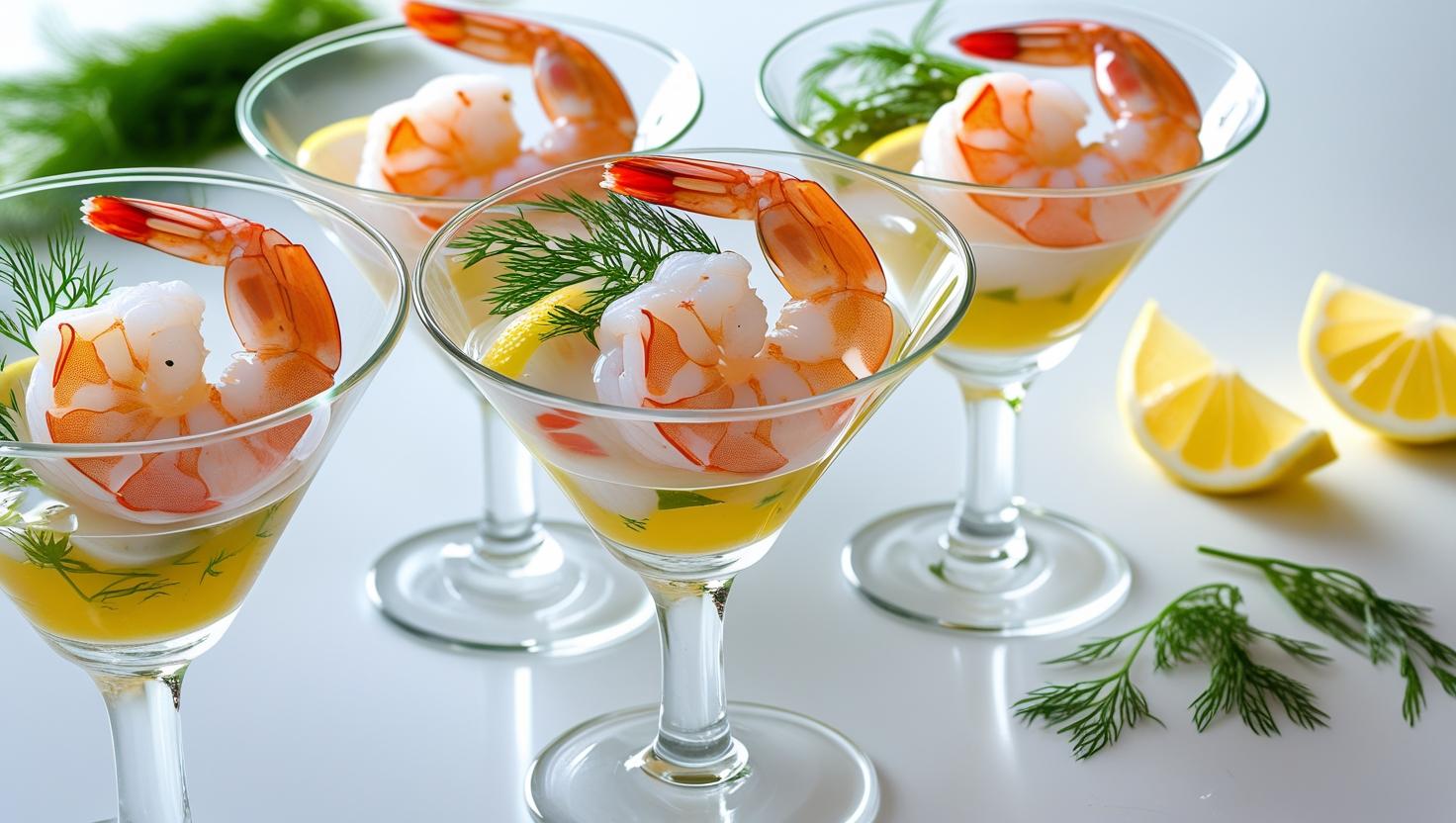 Shrimp Cocktail Glasses Set