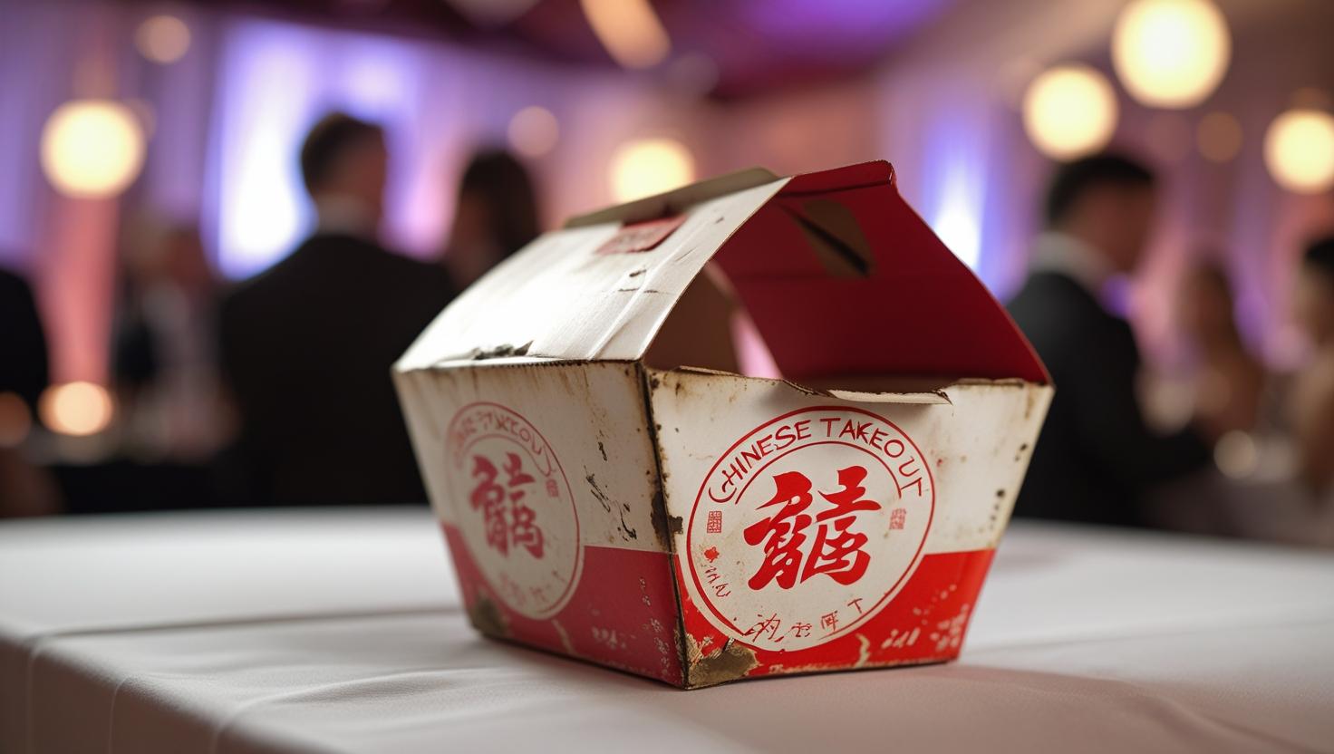 Chinese take out box for events