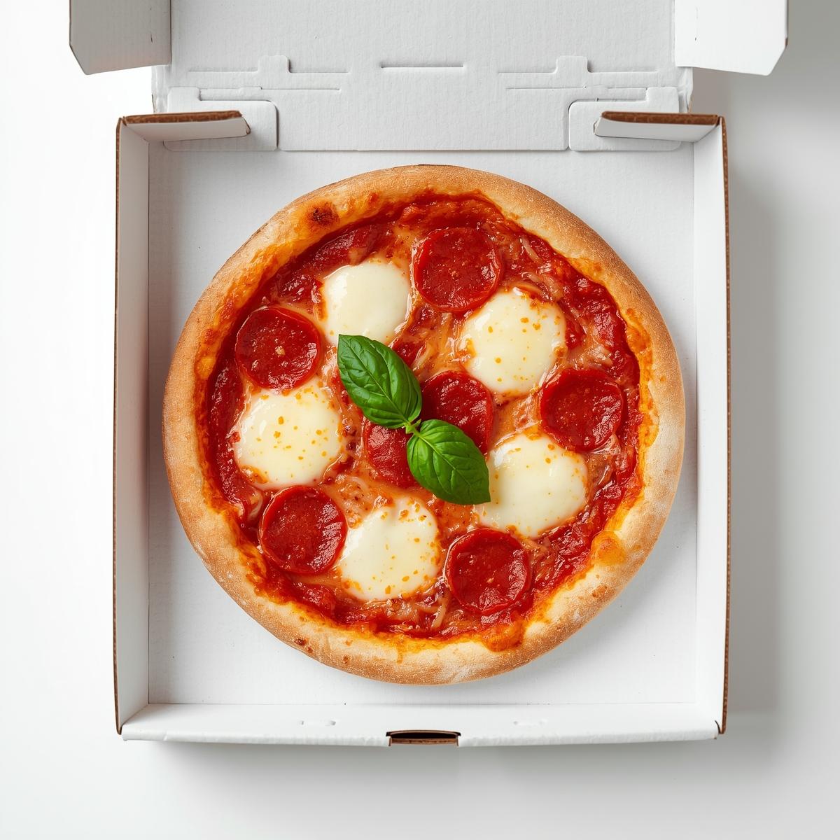 Mini pizza box for party favors.