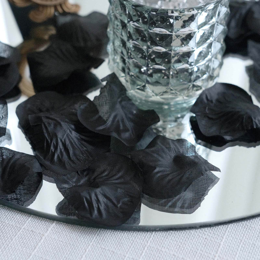 Silk rose petals confetti for weddings, events, and elegant table décor