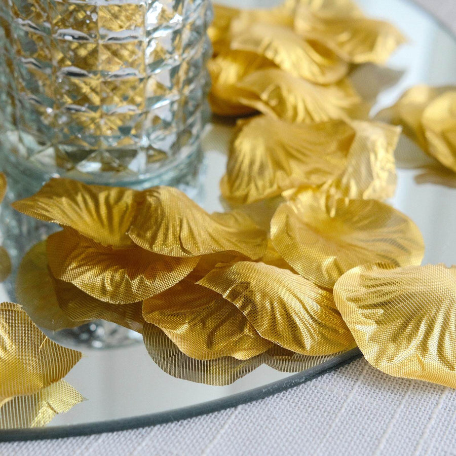 Silk rose petals confetti for wedding tables, parties, and event decorations