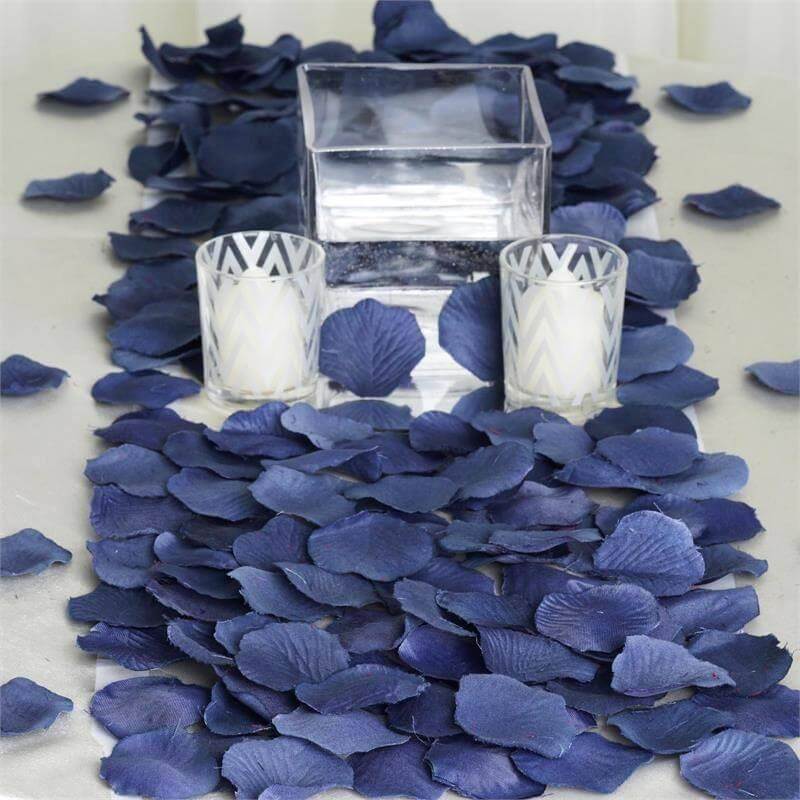 Silk rose petals scatter for elegant wedding and event décor