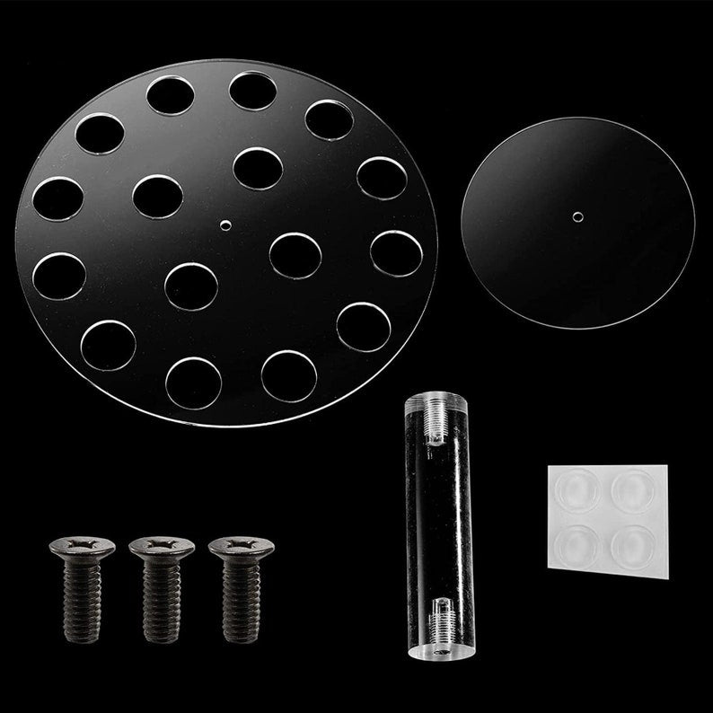 Step-by-step assembly guide for acrylic charcuterie cone stand