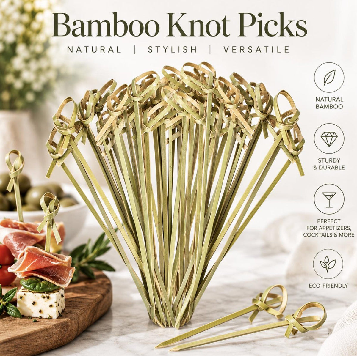 Acrylic Cups with Mini Forks or Toothpicks – 3 oz Clear Charcuterie & Appetizer Cups - Pretty Party Boxx
