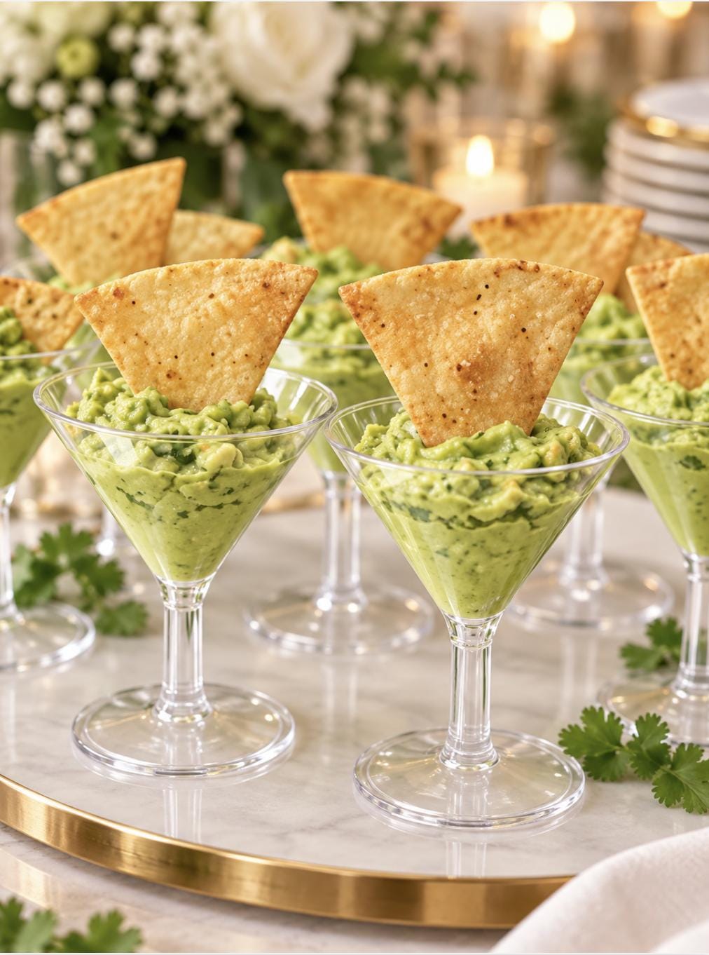 Acrylic Martini Appetizer Cups with Mini Forks – Set of 20 Clear Plastic Cocktail & Charcuterie Cups - Pretty Party Boxx