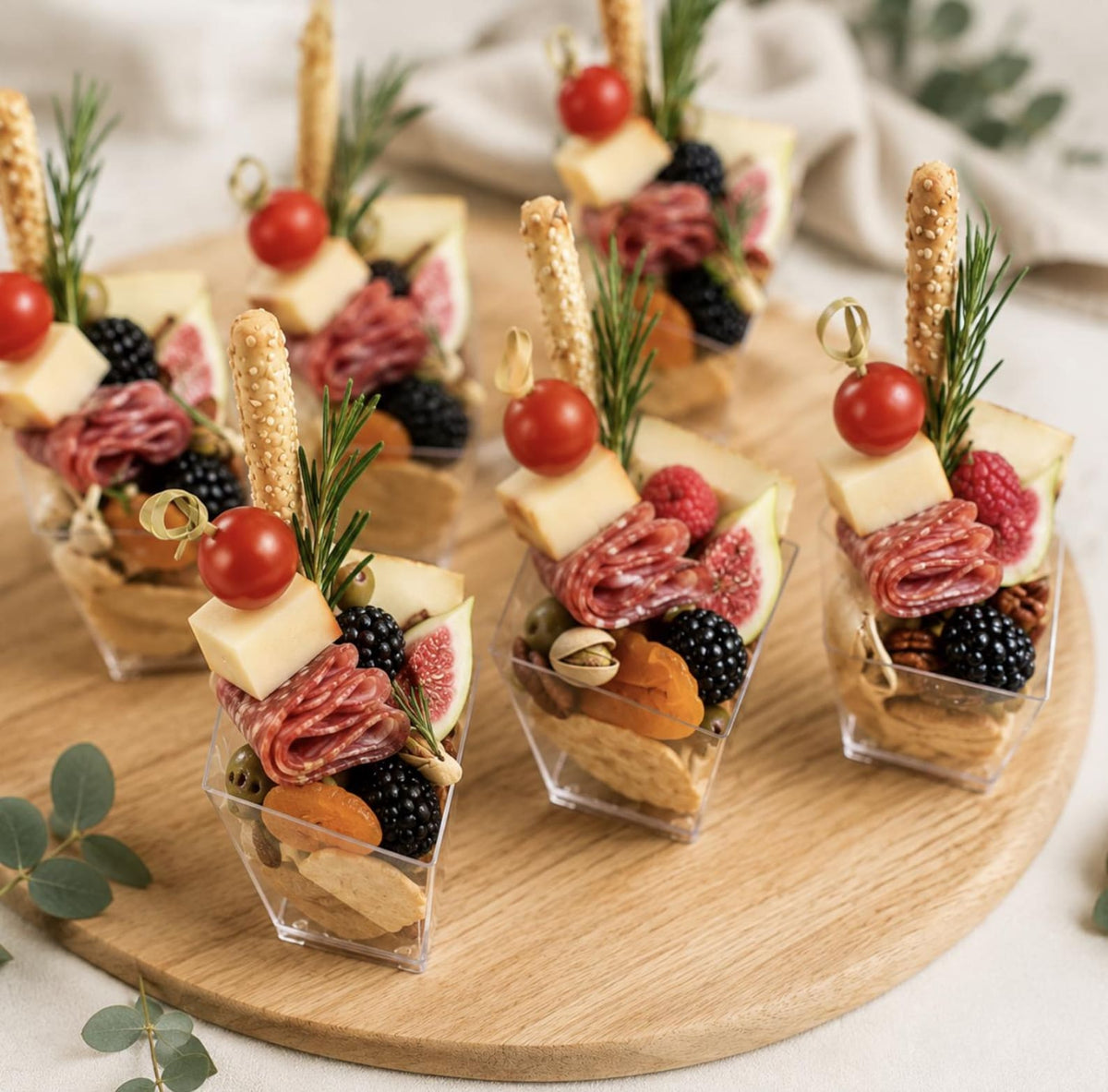 Charcuterie Domes with Mini Forks & Gold Toothpicks – Perfect for Weddings & Catering - Pretty Party Boxx