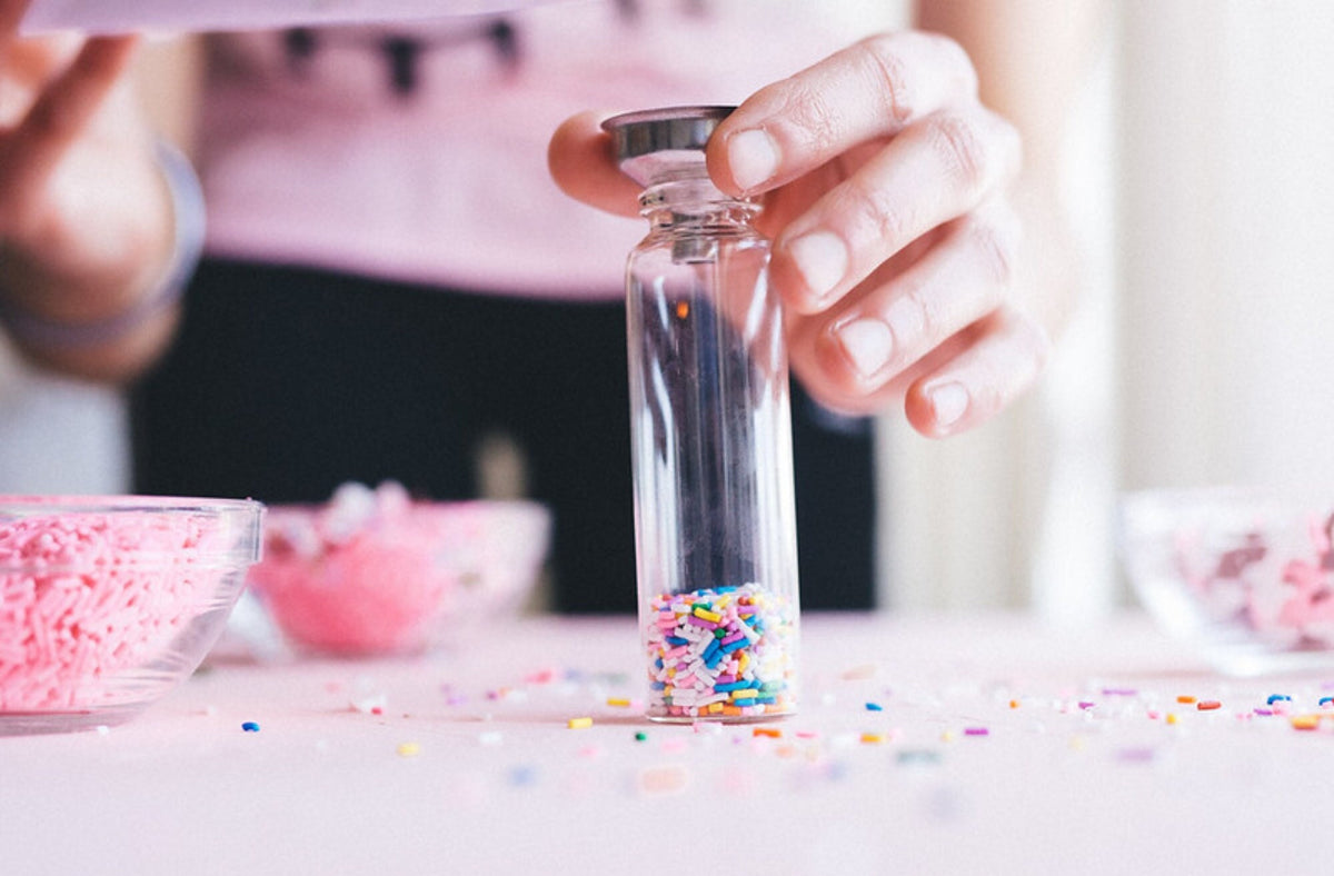 DIY Mini Sprinkle Bottle Favors Kit – Perfect for Baby Showers, Bridal Showers & Parties - Pretty Party Boxx