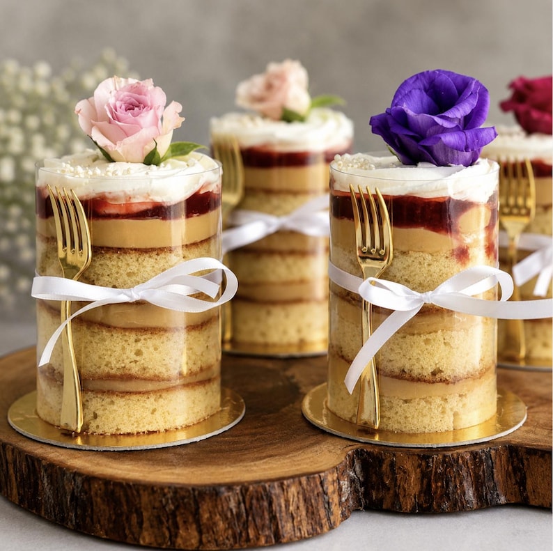 DIY Cake Wraps Party Favor Kit with Forks - Set of 20 - Pretty Party Boxx