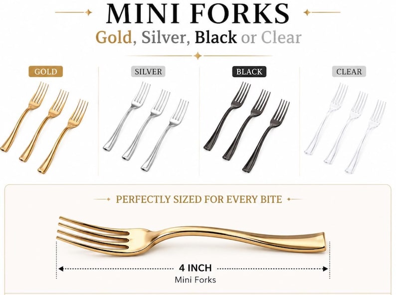 DIY Cake Wraps Party Favor Kit with Forks - Set of 20 - Pretty Party Boxx