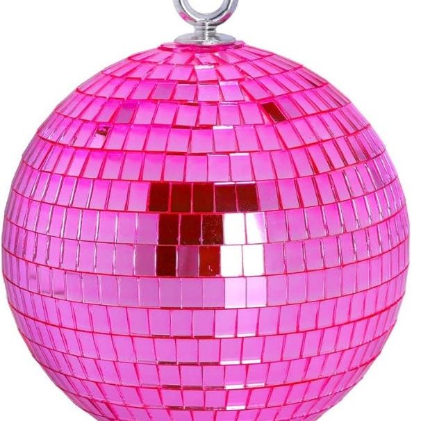 6 - Inch Mirror Disco Ball Decorations – Assorted Colors (Gold, Silver, Blue, Hot Pink) - Pretty Party Boxx