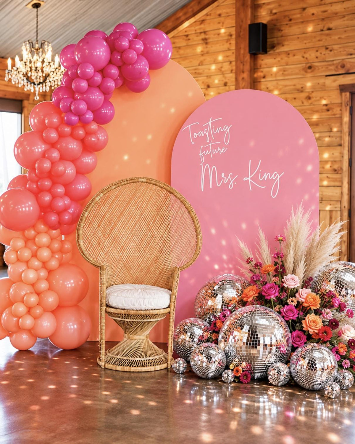 Silver Mirror Disco Ball Set – Hanging Party Decorations in Assorted Sizes - Set of 2 - Pretty Party Boxx