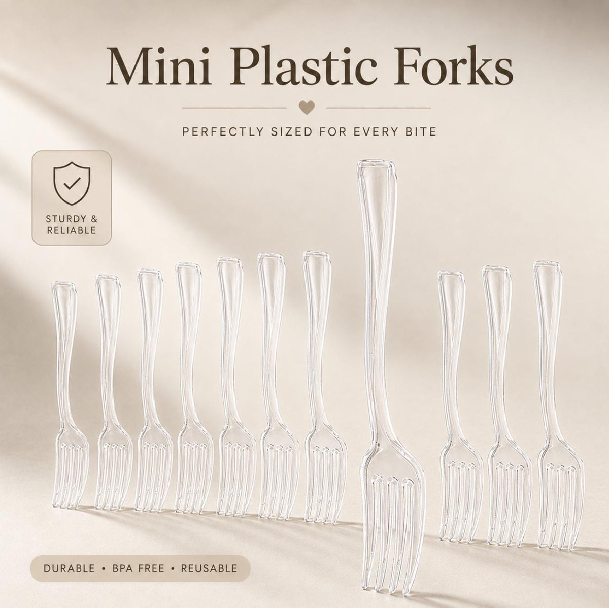 Acrylic Salad Appetizer Cups – Individual Salad Cups for Party w/Dressing Bottle & Forks - Set of 20 - Pretty Party Boxx