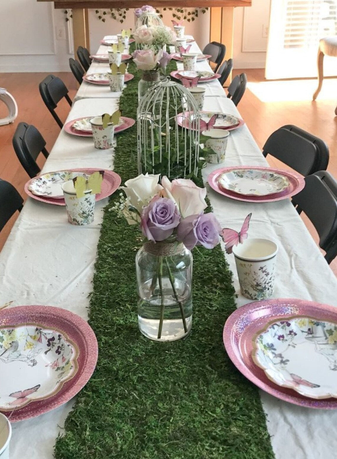 Faux Grass Table Runner – Artificial Turf Table Décor for Weddings, Parties & Fairy - Themed Events - Pretty Party Boxx