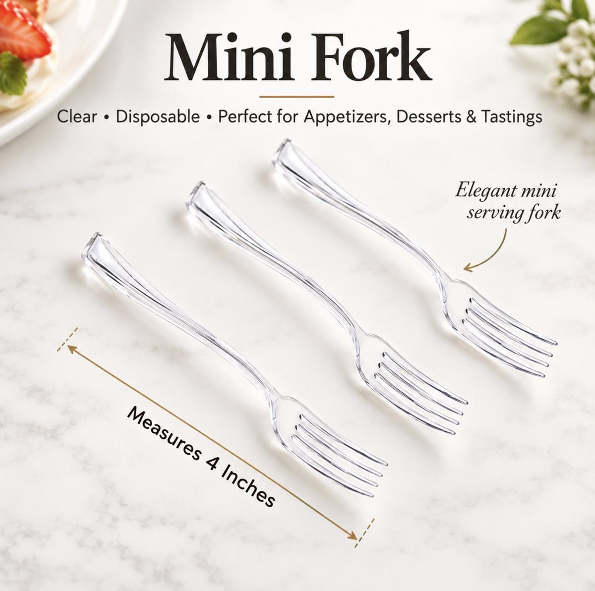 Charcuterie Cups Set – Clear Acrylic Cups with Pipettes and Mini Forks - Pretty Party Boxx