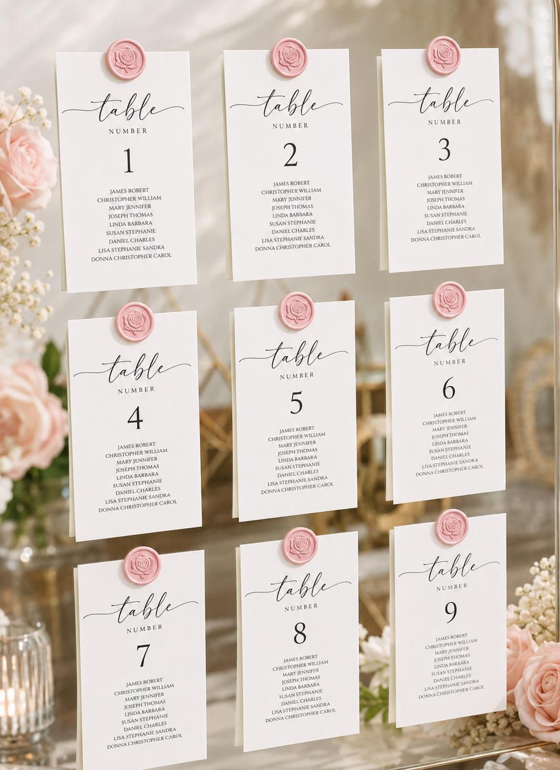 Pastel Wax Seal Stickers – 1" Peel and Stick Adhesive Seals for Invitations, Envelopes, Escort Cards & Gifts - Set of 50