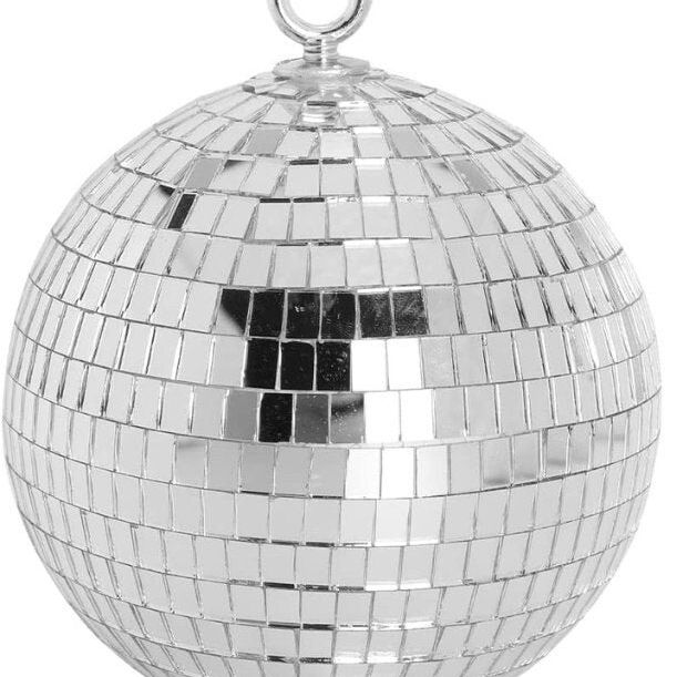 6 - Inch Mirror Disco Ball Decorations – Assorted Colors (Gold, Silver, Blue, Hot Pink) - Pretty Party Boxx