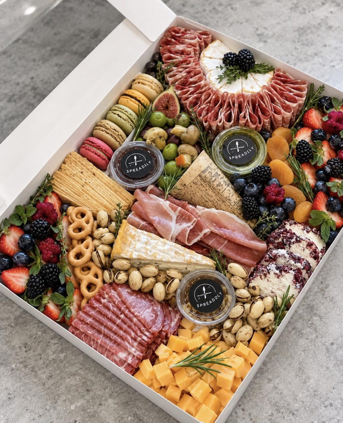 Square Charcuterie Favor Boxes with Clear Lids – 20 Pack with Mini Utensils (6x6x3”) - Pretty Party Boxx