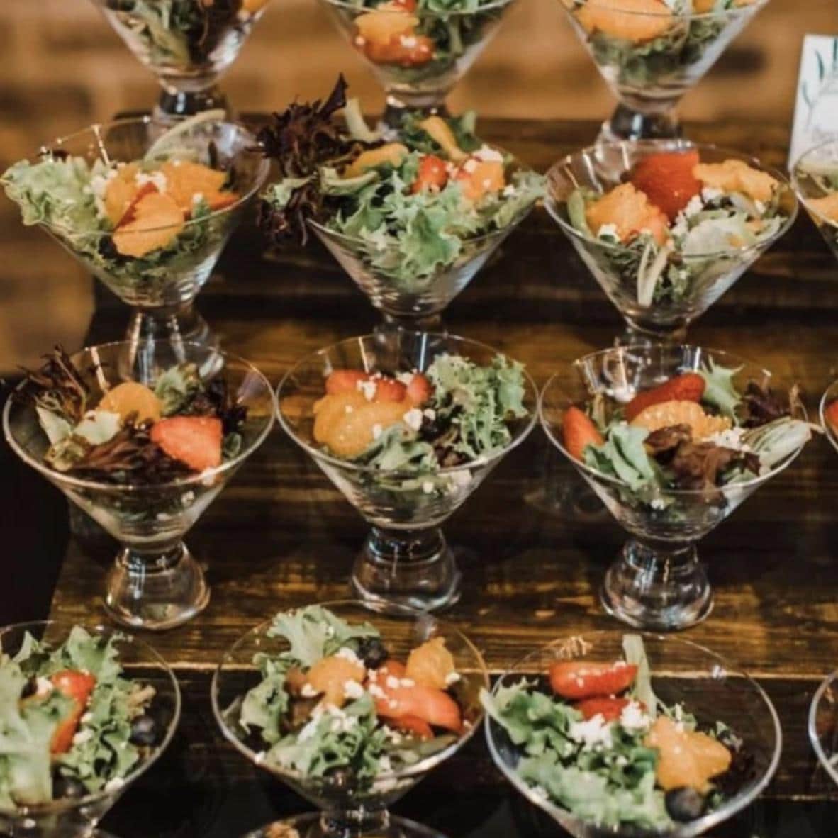 Acrylic Salad Cups with Mini Forks - Set of 20 - Pretty Party Boxx