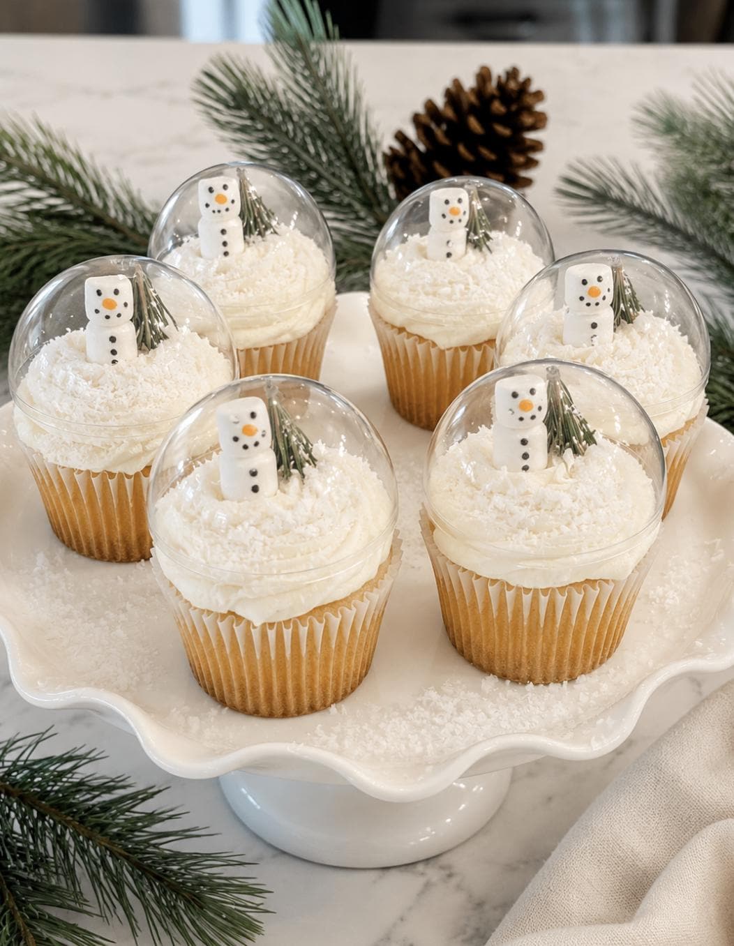 Acrylic Globe Cupcake Covers – Clear Dessert Spheres for Cupcakes & Appetizer Displays