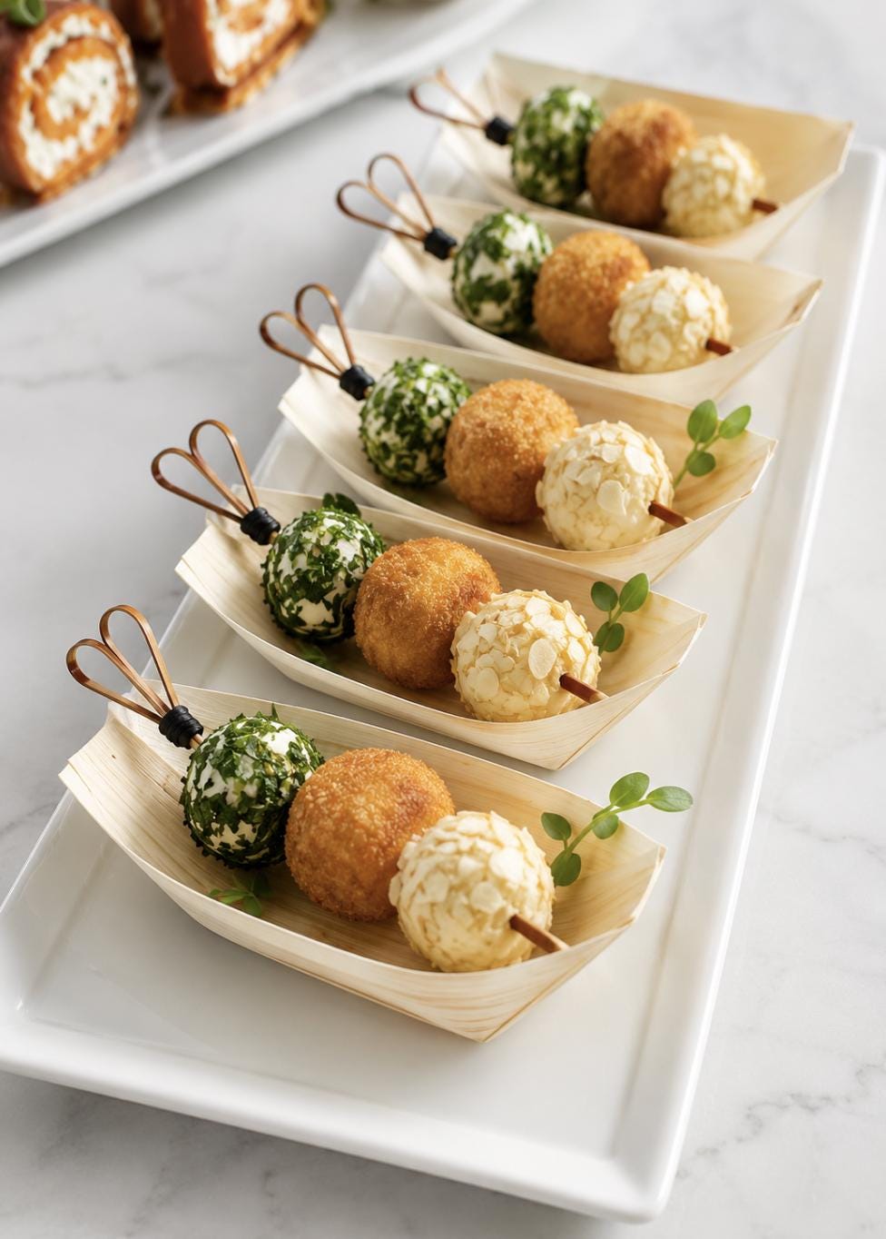 Bamboo Loop Charcuterie Picks – Knot Toothpicks for Appetizers, Cocktails & Grazing Tables